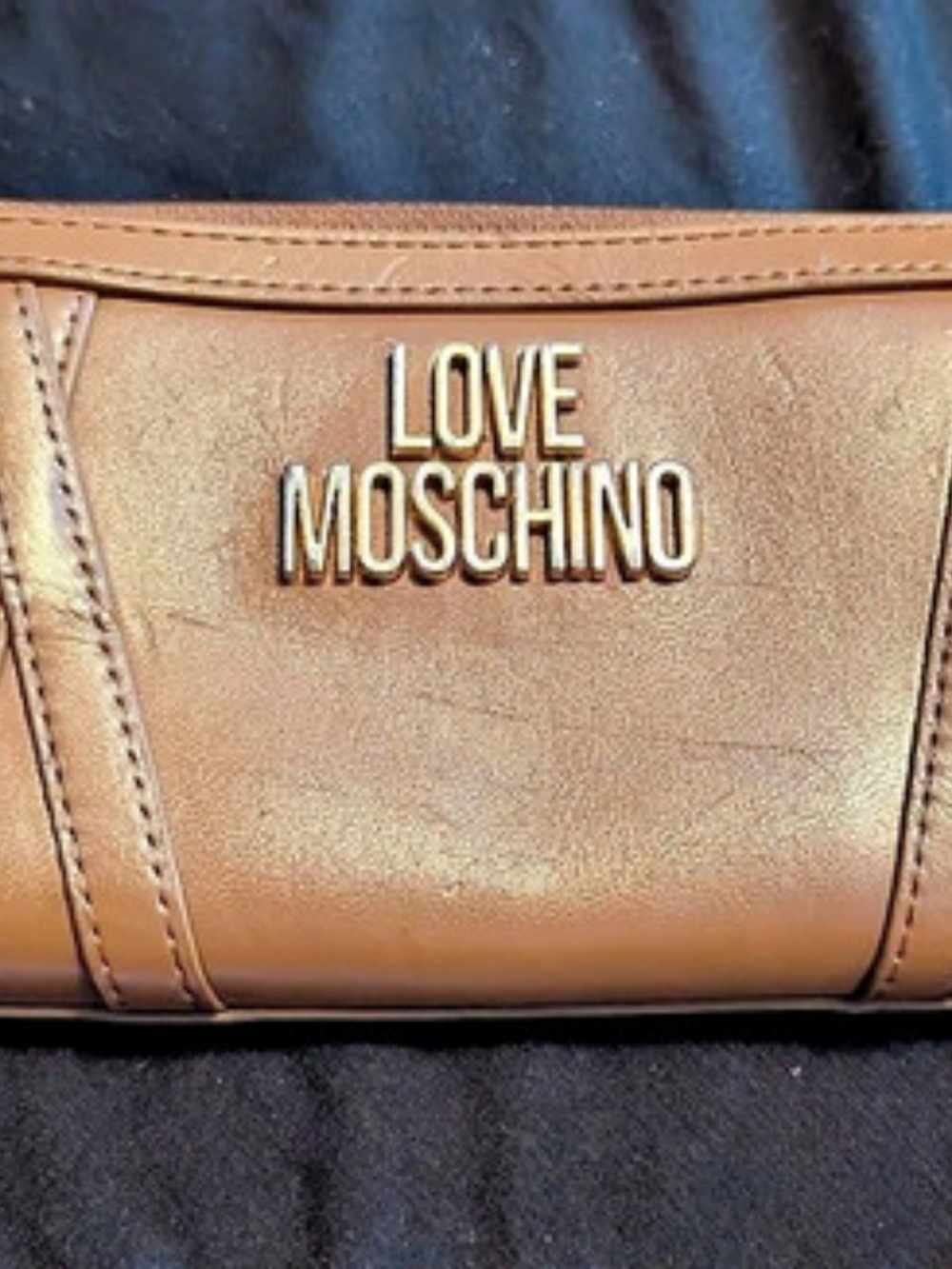 Love Moschino Zip-around wallet in Brown